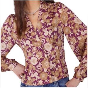 Anthropologie x Favorite Daughter S NWT Rami Double Button Top / Jacket Floral